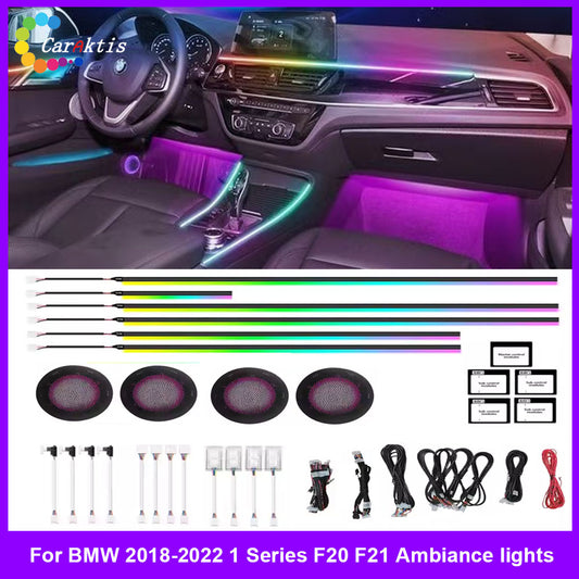 CarAktis LED Car Interior Ambient Lighting For BMW 1 Series F20 F21 Atmosphere Strip Accessories Upgrade