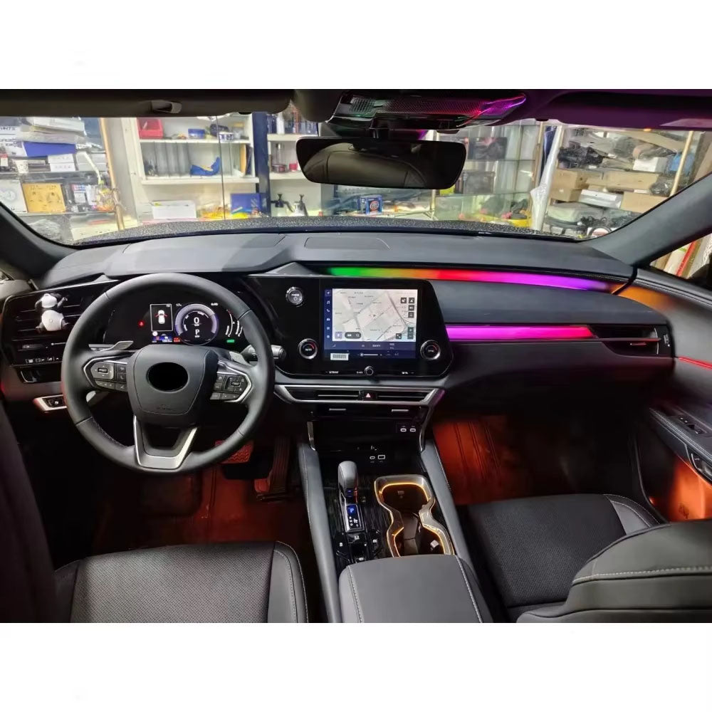 CarAkits 64 Colors Crystal Dynamic Ambiance Light For Lexus RX 2023+ Ambient Light Automotive interior lighting