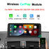 Wireless CarPlay and Android Auto module for BMW 1 Series E81 E82 E87 E88 2008-2012, featuring smart screen mirroring with AirPlay and Autolink.