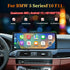 12.3 inch Android 12 multimedia screen upgrade for BMW 5 Series F10 F11 with Qualcomm 665 processor and 1920x720 HD display.