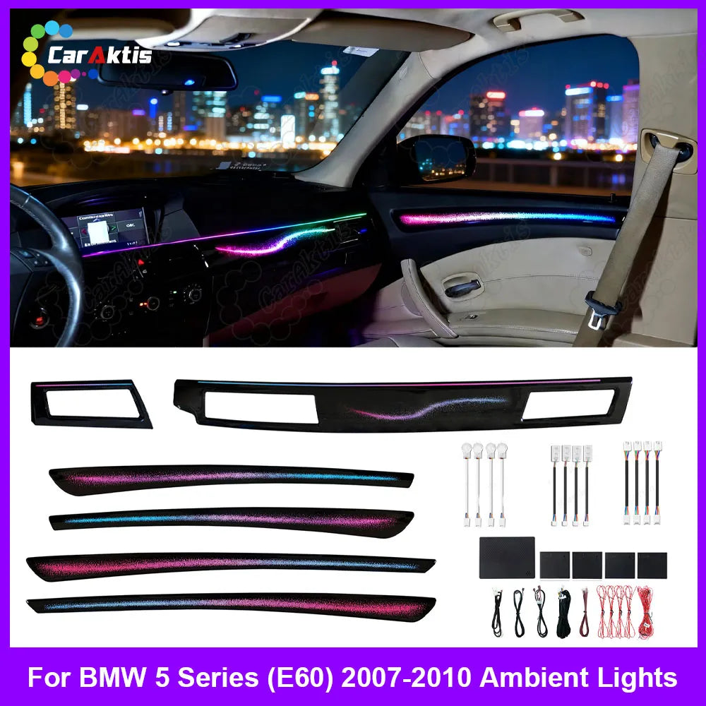 Caraktis Galaxy Rainbow 18-LED OEM Ambient Light Kit for BMW 5 Series E60 2007-2010
