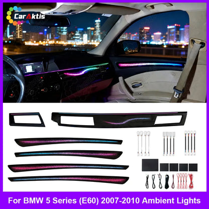 Caraktis Galaxy Rainbow 18-LED OEM Ambient Light Kit for BMW 5 Series E60 2007-2010