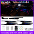 Dynamic RGB streamer interior ambient light kit for Cadillac ATSL 2014-2017 with APP control.