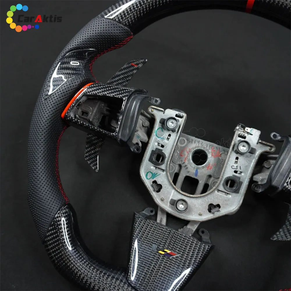Cadillac Carbon Fiber Steering Wheel for CTS / XLR / STS (2003-2015)