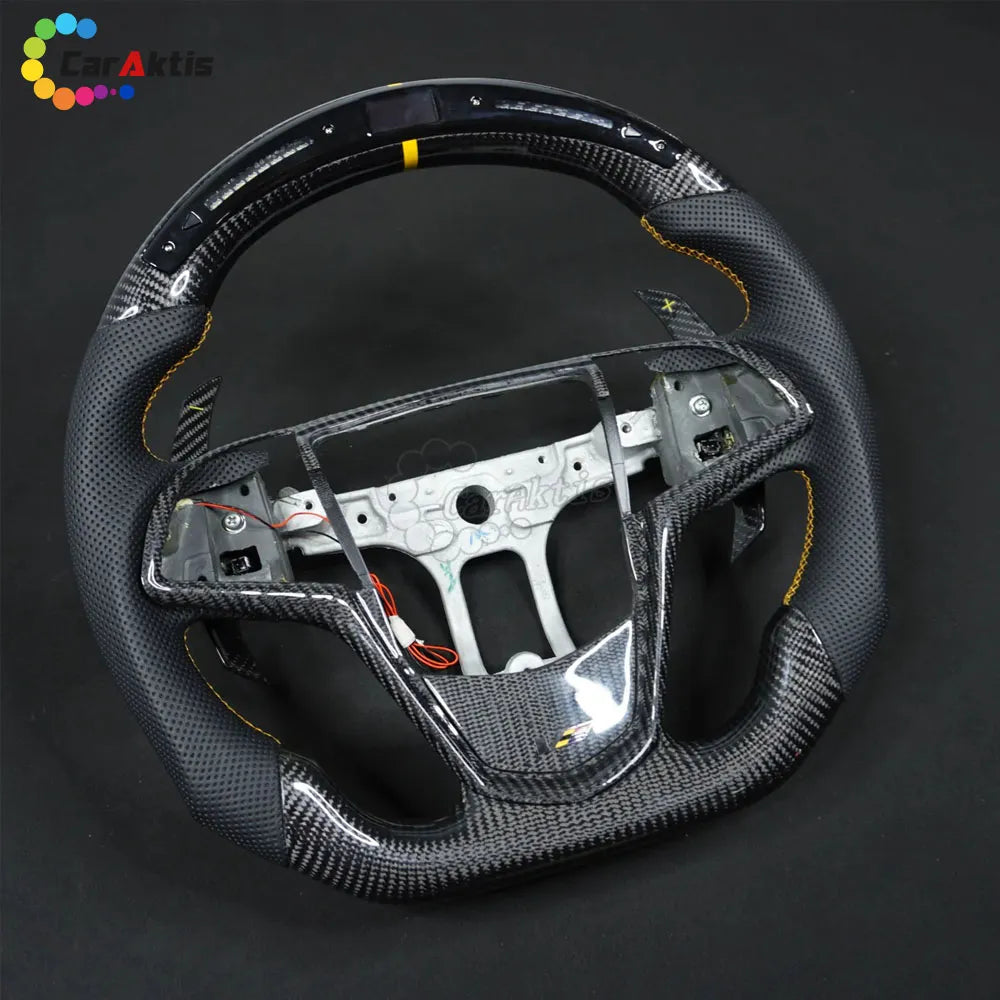 Cadillac CT4/CT5/CTS/ATS Carbon Fiber LED Steering Wheel