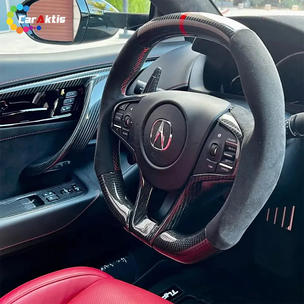 Custom Carbon Fiber Steering Wheel for Acura Series