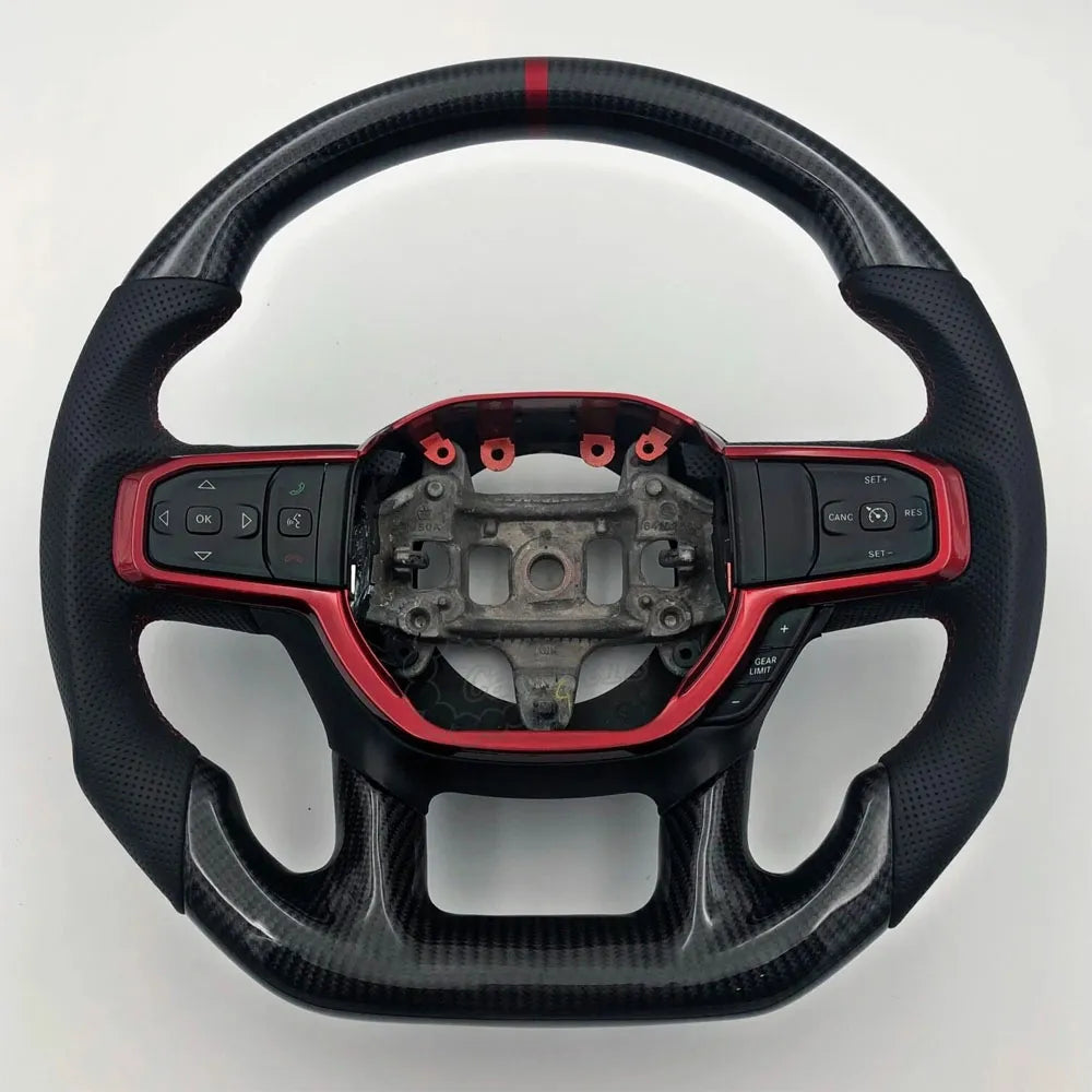 2021-2026+ Ram TRX 1500 Custom Carbon Fiber Steering Wheel