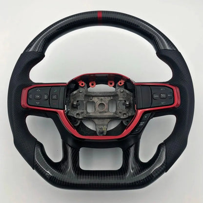 2021-2026+ Ram TRX 1500 Custom Carbon Fiber Steering Wheel
