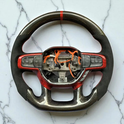 2021-2026+ Ram TRX 1500 Custom Carbon Fiber Steering Wheel