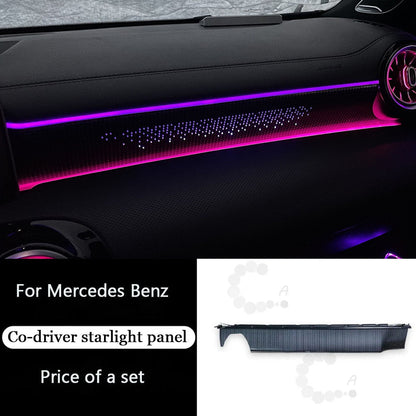 CarAkits 64 Colors LED Ambient Light For Mercedes-Benz W177 W118 W247 A/B/CLA 2020-2024 Automotive Interior Decoration