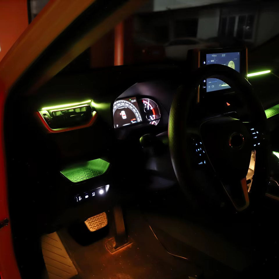 For 2020-2025 Toyota RAV4/Venza Illuminated Retrofit LED Atmosphere Light Interior Trim Ambient Light Set