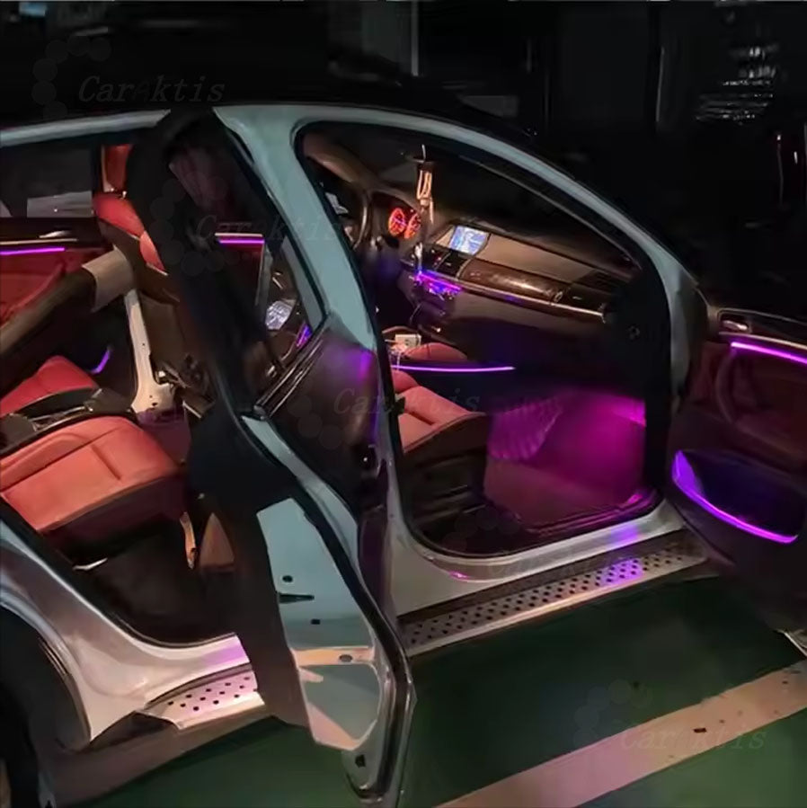 CarAktis Upgrade Symphony Ambient Lighting Kit For BMW X5 X6 F15 F16 2015-2019 Interior LED Light Accessories Trim Panel