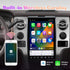 Wireless Apple CarPlay displayed on vertical Tesla-style screen in Ford F150 dashboard.
