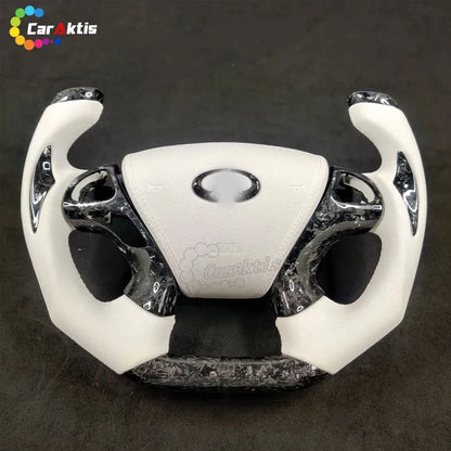 infiniti g37 coupe sedan carbon fiber steering wheel upgrade