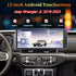 15-inch Android touchscreen car multimedia player installed in Jeep Wrangler JL 2018-2023 dashboard.