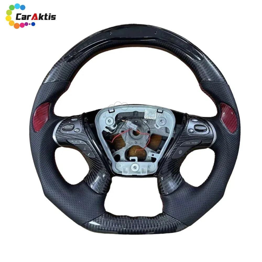 led display carbon fiber steering wheel infiniti m37 m56