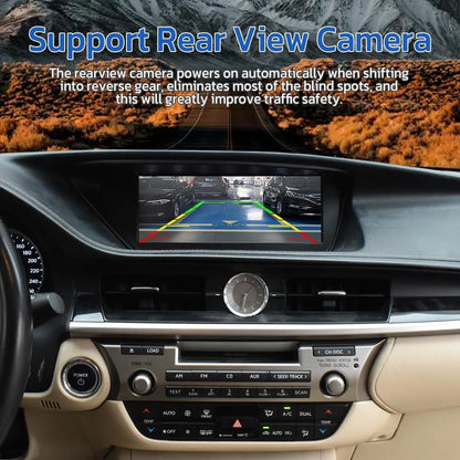 Support rear view backup camera display for Lexus ES dashboard
