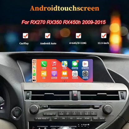 12.5 inch Android touchscreen multimedia stereo for Lexus RX270 RX350 RX450h 2009-2015.