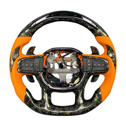 2019-2025+ Ram 1500 2500 HD Custom Carbon Fiber Steering Wheel