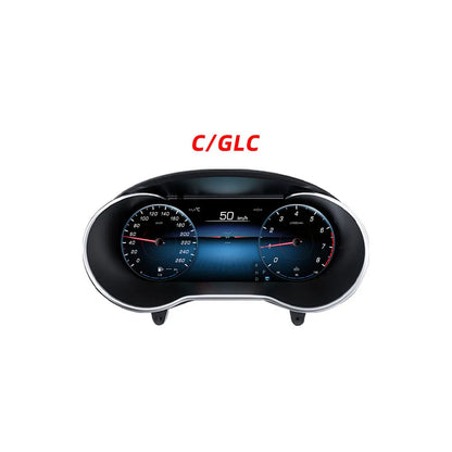 Caraktis premium virtual cockpit LCD digital instrument cluster upgrade for Mercedes-Benz C-Class W205 and GLC X253.