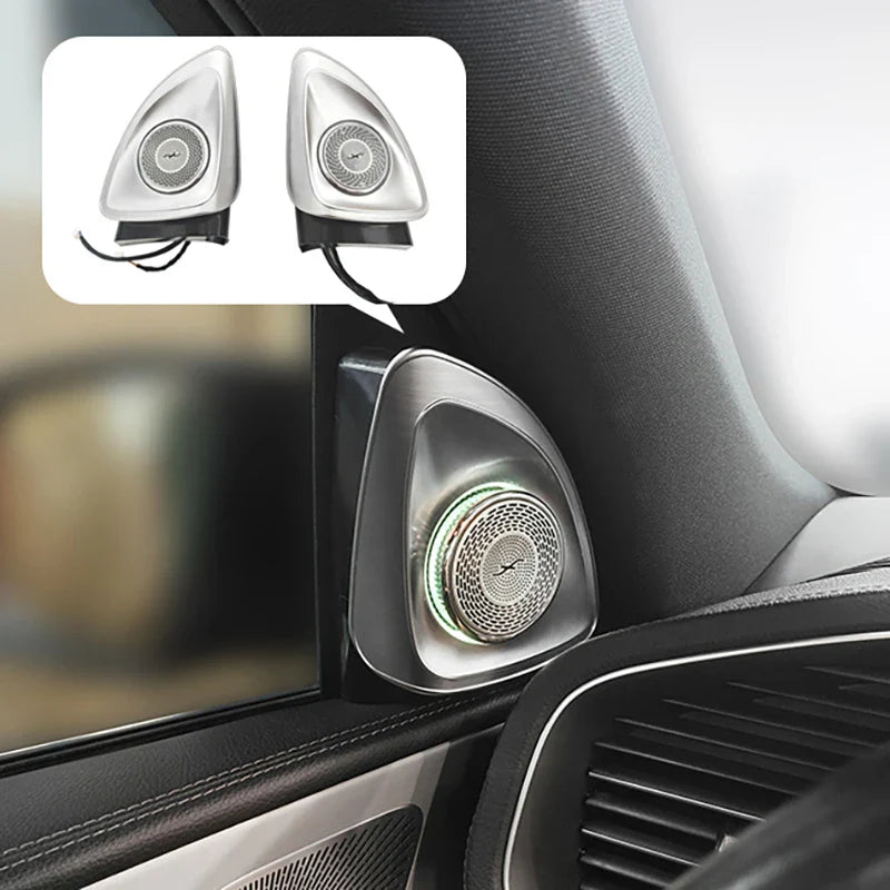LED Ambient Light Full Set for Mercedes W167 X167 GLE/GLS 2020-2025 | Rotary Tweeters &amp; Luminous Vents