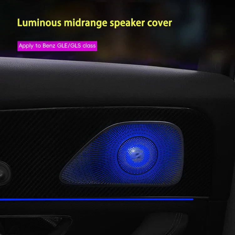 LED Ambient Light Full Set for Mercedes W167 X167 GLE/GLS 2020-2025 | Rotary Tweeters &amp; Luminous Vents