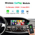 Wireless CarPlay and Android Auto upgrade module dashboard display for Mercedes Benz S-Class W222 and E-Class W213.