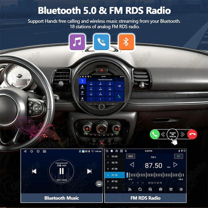 Steering wheel controls functionality for BMW Mini Cooper Android car stereo head unit.