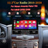 12.3-inch Android car radio display installed in Nissan Patrol Y62 and Infiniti QX80 dashboard
