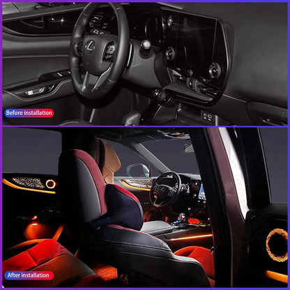 CarAkits Dynamic Light and Shadow Ambinet Light for Lexus NX NX260 NX350h NX400h 2022 - 2025 Automotive Interior Decoration