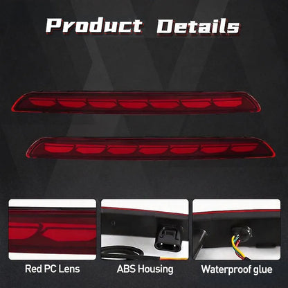 Honda Civic (2021-2024) LED Front DRL &amp; Rear Bumper Reflector Light Set