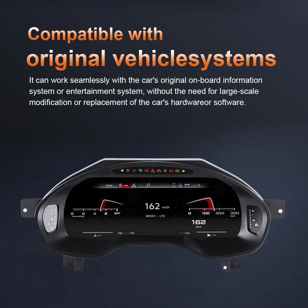 CarAktis 12.3" Digital Instrument Cluster for 2013-2018 Audi A6 &amp; A7 | OEM-Style Virtual Cockpit Upgrade