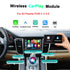 Wireless CarPlay and Android Auto module interface for Porsche PCM 3.1 and 4.0 system with voice control.
