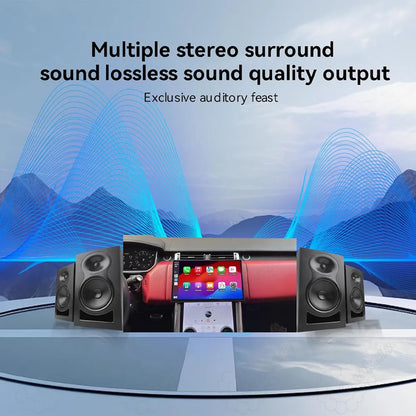 Multiple stereo surround sound and lossless audio output presentation for Range Rover audio upgrade.