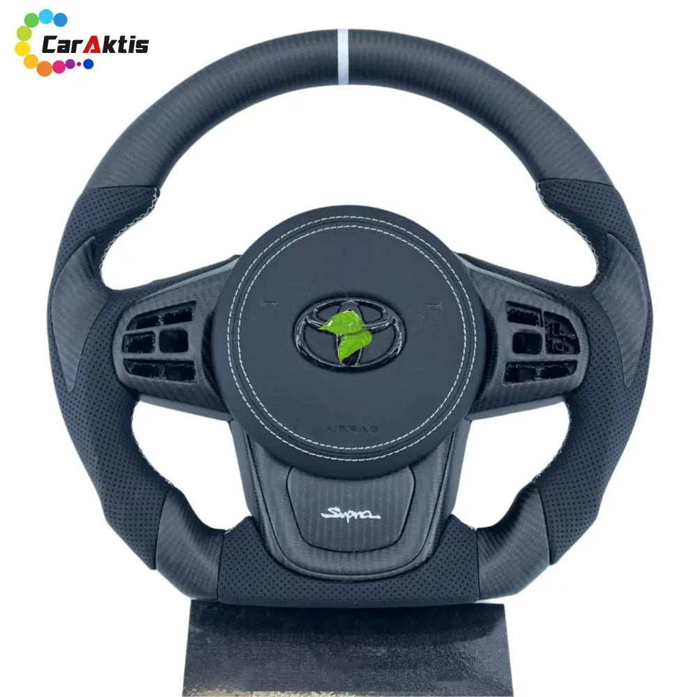Matte finish custom carbon fiber steering wheel for Toyota Corolla