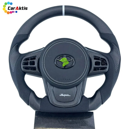 Matte finish custom carbon fiber steering wheel for Toyota Corolla