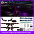 Premium RGB LED interior ambient light upgrade for Toyota Fortuner 2016-2023 by Caraktis.
