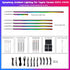 Full component list of the Tacoma ambient light kit including light strips, plug-and-play wiring harness, and controller box.