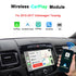 Wireless CarPlay and Android Auto retrofit module for 2010-2017 Volkswagen Touareg with AirPlay, Autolink, and HD display support