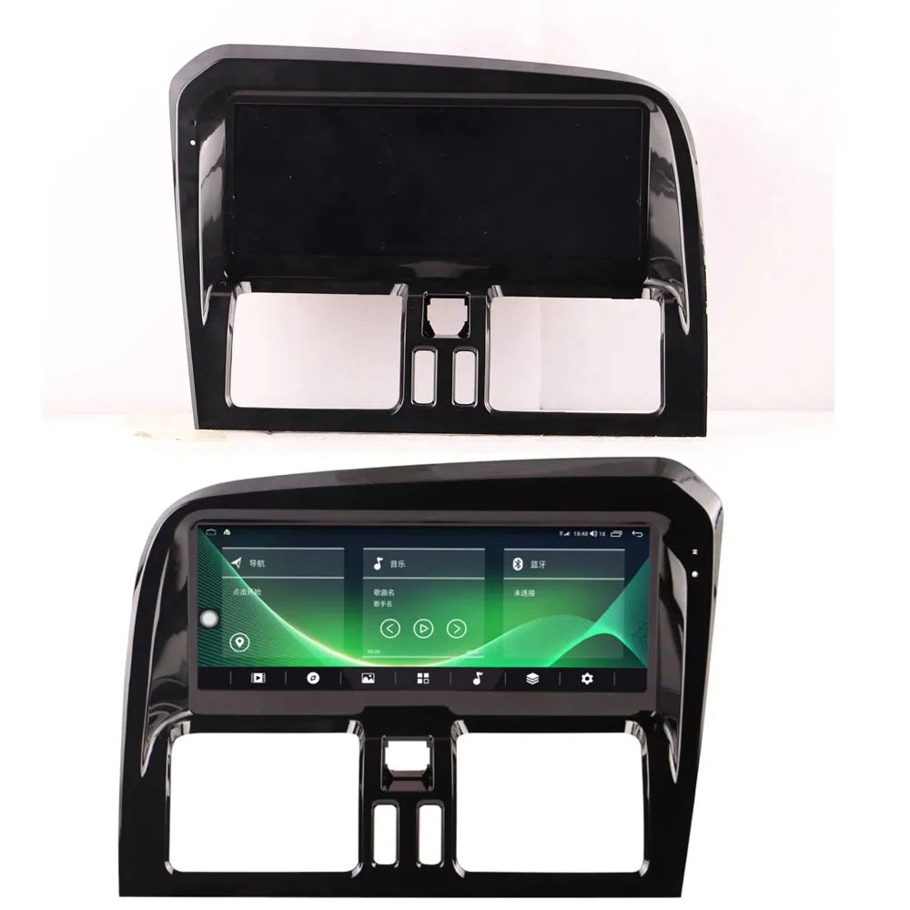 Custom dash bezel frame and 8.8-inch Android touchscreen display for Volvo XC60