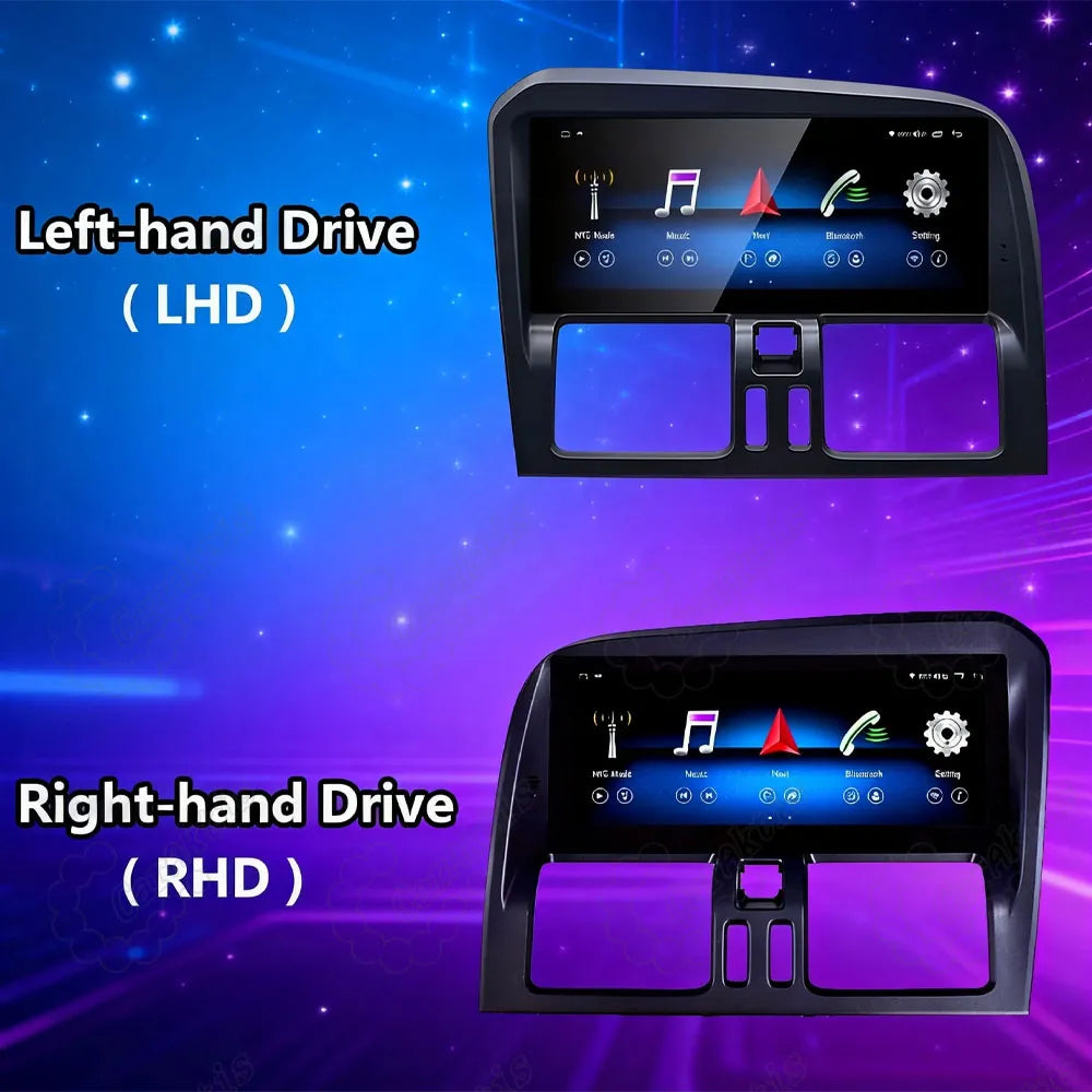 Left-hand drive LHD and Right-hand drive RHD dashboard frame options for Volvo XC60