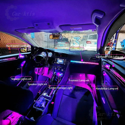 An interior view from the driver&