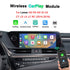 Wireless CarPlay and Android Auto retrofit module interface for Lexus GS RX NX IS UX CT LS LX LC RC 2014-2019 showcasing smart screen system upgrade